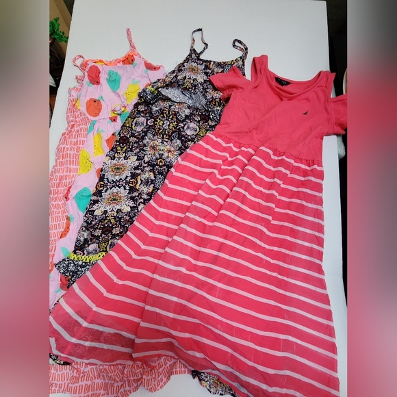 Bundle Dress Girl  Nautica 7, Art Class S (6/6x), Cat & Jack S (6/6x) - Picture 1 of 10